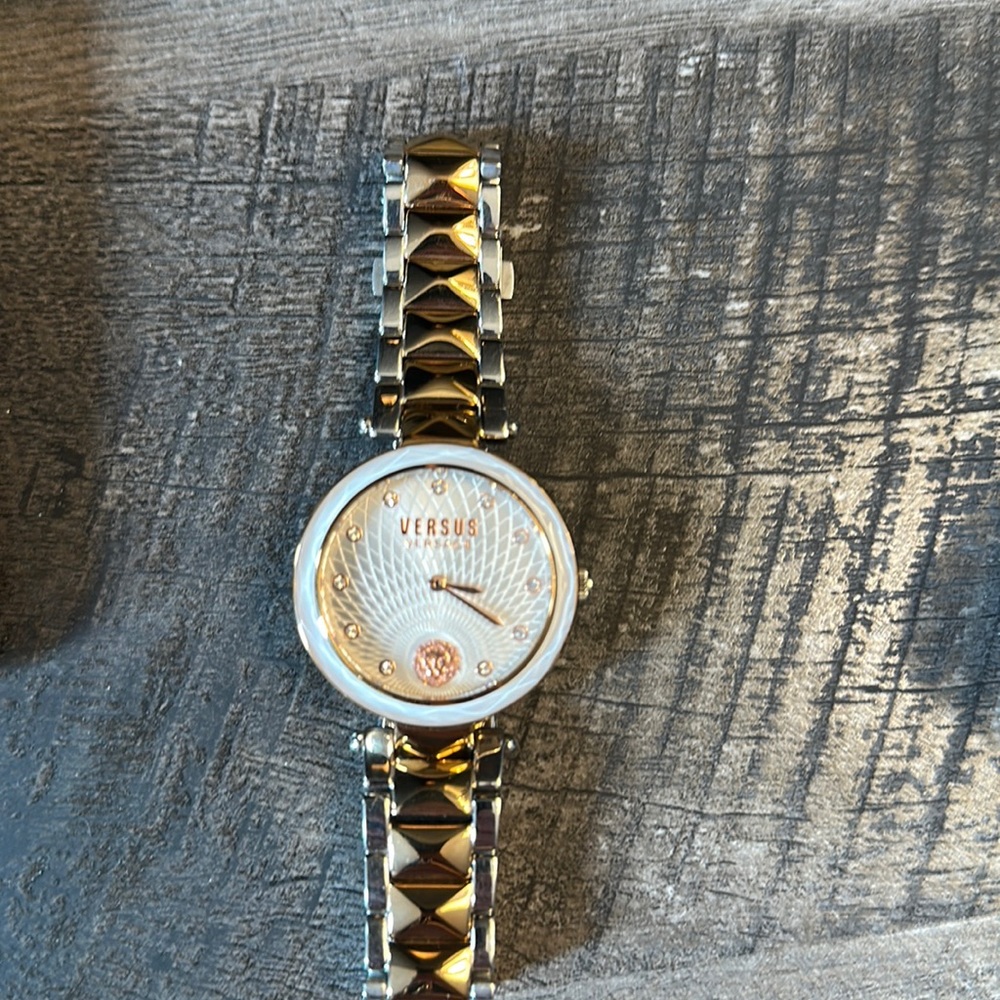 Versus Versace Rose Gold/ Gold/ Silver Watch